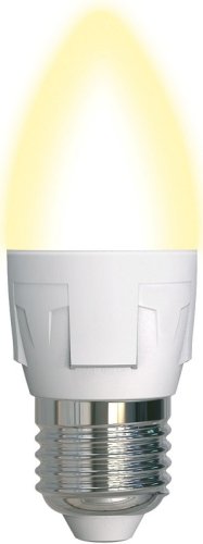 Лампа светодиодная Яркая С37 Свеча Е27 220В 7Вт 600Лм 4000К 37x109мм картинка 